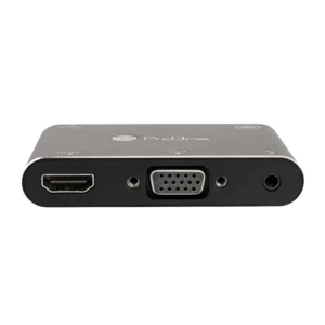 مبدل microUSB و لایتنینگ و USB-C به HDMI و VGAوAV پرووان مدل PHU560